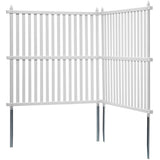 1.22m W x 1.22m H Vinyl Privacy Fence Panels, Air Conditioner Fence, Outdoor Privacy Screens for V952-PVCYSWLMB48X9JS2HV0