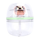 Portable Small Humidifier 3L Dual Nozzle Quiet Clear USB Desktop Humidifier with Night Light for V1294-YM0901-3113250054512