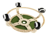 Round Rolling Low Stool Comfortable Universal Wheel Movable Mini Stool High Weight Capacity for Home V1294-YM0706-3116230016211