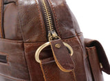 Brown Men's Genuine Leather Shoulder Bag - Vintage Business Briefcase V888-ELOSUNG12653