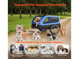 Dog Bike Trailer, Supports up to 40 kg, Pet Cart Bicycle Carrier for Small & Large Dogs, Easy V952-TCSCWZXCTC88AW1LH001V0