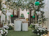 3PCS Display Stand Round Cylinder Pedestal w/ Balloon Set LED Strip Wedding AU V201-CYL0003WH8AU