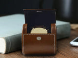 Luxury Leather Watch Storage Box Travel Single Watch Case Watch Gift Box for Christmas Anniversary V1369-AZ3-W-02073