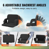 VEVOR Stadium Seat with Back Support, Wide Bleacher Seat Backs, Folding Padded Cushion Stadium V952-XYTYGZYHMD2PW792SV0