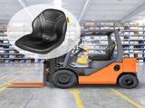 Universal Lawn Tractor Seat Replacement, Compact High Back Mower Seat, Black Vinyl Forklift Seat, V952-MZYHS2QISSGOKYL39V0