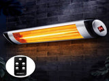Devanti Electric Strip Heater Radiant Heaters 2000W RHP-2000R-SI