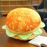 Hamburger Throw Pillow Multi Purpose Plush and PP Cotton Back Pillow for Valentine's Day Birthday V1294-YM0717-3117220191511