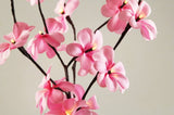 1 Set of 50cm H 20 LED Pink Frangipani Tree Branch Stem Fairy Light Wedding Event Party Function V382-PKFRANGISTEMBATT