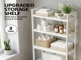 Artiss Over Toilet Storage Bathroom Rack Space Saving 3 Tier Organiser White BSR-A-3T-170H-WH