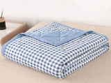 AYktou Reversible Patchworks Queen Size, 78.74x59.05in Lightweight Plaid Bedspreads Coverlets V1189-WXFWAL-20260326-03130
