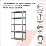 1.8M Warehouse Shelving Racking Steel Pallet Garage Shelves Metal Storage Rack V63-836361