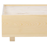 Artiss Bed Frame Double Size Floating Wooden Mattress Base Platform Timber ODIN WBED-ODIN-D-WD-AB