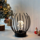 Metal Cage Table Lamp Cordless Battery Operated Lamp With Edison Style LED Bulb Ideal For Weddings, V1188-MS-227-0628