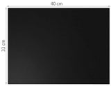 6-Pack Non Stick Grill Mat Oven Mat Baking Mat, 40x33cm, Black V1237-ZY-506-0072