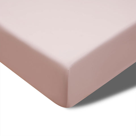 Accessorize 400TC Blush Bamboo Cotton Fitted Sheet 40cm Wall Double V442-HIN-FITTEDS-BAMBOOCOTTON40CM-BLUSH-DS