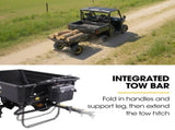 BAUMR-AG 40V Li-ion Powered 300KG / 300L Wheelbarrow, ATV Tow Bar, Deep V-tread Tyre, 2 Wheel Direct V219-MATPBRBM1M1A