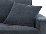 23 Seater Sofa Set Polyester Charcoal Fabric Multilayer Two Pillows Individual Pocket Spring V43-SET-MLN-3S-2S-CH