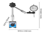Dial Test Indicator with Magnetic Flexible Base Stand, 0.03 mm Accuracy, 0-25.4mm Range, Fine V952-NJCLGJGJDBFBE9F6A001V0