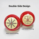 Red White Resin Billiard Training Ball Pool Ball Practice Training Artifact V1369-AZ3-W-15762