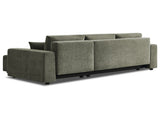 Sarantino Caliana Reversible L Shape Sofa Bed with Storage & Backrest - Green SOFA-MLM-326-GN