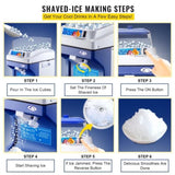 VEVOR Commercial Ice Shaver Ice Shaving Machine Crusher Snow Cone Maker 200KG/H V952-PBJBY-18800000001V3
