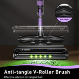 Cordless Vacuum Cleaner, 10 in 1 Stick Vacuum with Powerful Suction, Hose, Green LED Light, V1313-AU-A27V