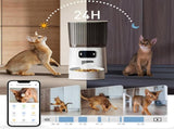 5L Smart Pet Feeder with Camera & Dual-Band WiFi - Automatic Dispenser V1263-JX-6836