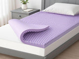 Giselle 5cm Memory Foam Mattress Topper Lavender Infused Egg Crate Pad Mat Single MATTRESS-TOP-EC-5LA-S