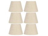 6Pcs Nordic Style E14 Chandelier Lampshade Fabric Wall Lamp Cover Accessory for Home Decoration V1294-YM0901-3119200091911