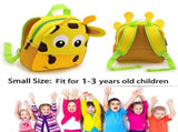 (giraffePreschool Backpack Toddler Animal Schoolbag Lunch backpack for Kids Boys Girls V1366-AZ2-W-06527