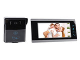 7 Inch AHD LCD Screen Wired Video Intercom Doorbell System 1080P IR Night Vision ID Card Camera Dual V1294-YM0901-3114240047912