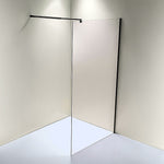 1200 x 2100mm Frameless 10mm Safety Glass Shower Screen V63-829901