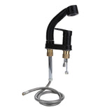 G1/2 Kitchen Cold and Hot Water Faucet Rotatable Sink Mixer Tap with Pull Out Sprayer V1294-YM0901-3112200145211