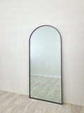 Metal Arch Mirror 80cm x 170cm - Black V292-MIRR-ARCH0035