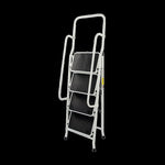 Foldable Non Slip 4 Step Steel Ladder V63-802117