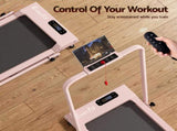 Everfit 3 in 1 Walking Pad Treadmill 12% Incline Under Desk Treadmills for Home Gym With 38cm Wide TMILL-380H-2INC-PK