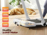 Everfit Treadmill Electric Walking Pad with Incline Foldable for Home Gym White TMILL-400H-INC-WH