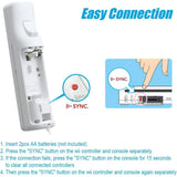 2 Wii Controller for Nintendo Wii,Wii Remote ,Silicone Case and Strap Compatible with Nintendo V1366-AZ2-W-11297