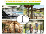 Automatic Drip Irrigation Kit, 100FT Garden Watering System with 16 Adjustable Copper Nozzles & V1369-AZ3-W-16972