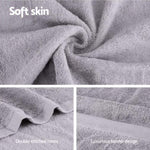 2 Pack Bath Sheets Set Cotton Extra Large Towel Grey TOWEL-D-180-L-GR