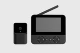 Wireless Doorbell Camera Video Door Bell Smart Intercom Security Phone Camera Indoor Outdoor - Black V1263-JX-6262-2