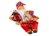 Santa Decoration Cute Image Santa Figurines Doll Toy Holiday Style Tabletop Santa Ornament for Party V1294-YM0901-3115240088511