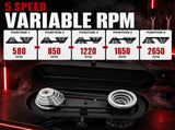 King Tech 450W Drill Press Pedestal Benchtop Bench Stand Pillar 5 Variable Speed V379-DRILLPRS45
