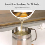 2.0Loil filter basket - High Resistance, Multifunctional Fryer for Bacon, Chicken, Pasta, V1192-AZ-W-7253