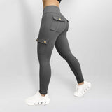 Thick High Waist Yoga Pants with Pockets High Waist High Elasticity Yoga Pants with Pockets Workout V1370-AZ4-19689