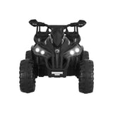 Rigo Kids Ride On Car ATV Quad Motorbike Storage Rack Electric Toys 12V Black RCAR-MBIKE-ATV-L-BK