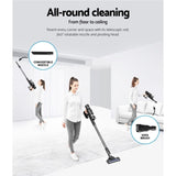 Devanti Stick Vacuum Cleaner Brushless Cordless 350W Grey VAC-CL-H-C9-GR