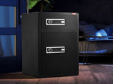 Double Doors 7.2 cu.ft Safe Box with Key Lock & Password, Safe Lock Box with Fireproof Bag, Key V952-LMBXXLS782CUWAFUQV9