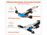 Hydraulic Tubing Bender Kit, 6 mm to 22 mm, Copper Tube Pipe Bender, Forward/Reverse HVAC Bending V952-JLSDWGJYYKZFAHXDS001V0