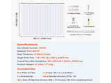 Strip Curtain PVC Door Curtain 244 x 244 cm Cooler Freezer Clear Plastic V952-PZMLPZGHMPTLG3PGGV0